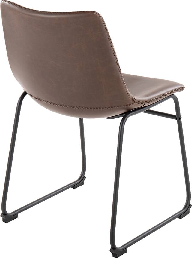 Nehru Espresso Dining Chair, Set of 2 - Thumbnail - Image 4
