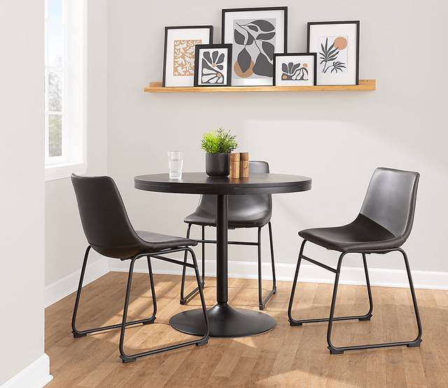 Nehru Gray Dining Chair, Set of 2 - Thumbnail - Image 3