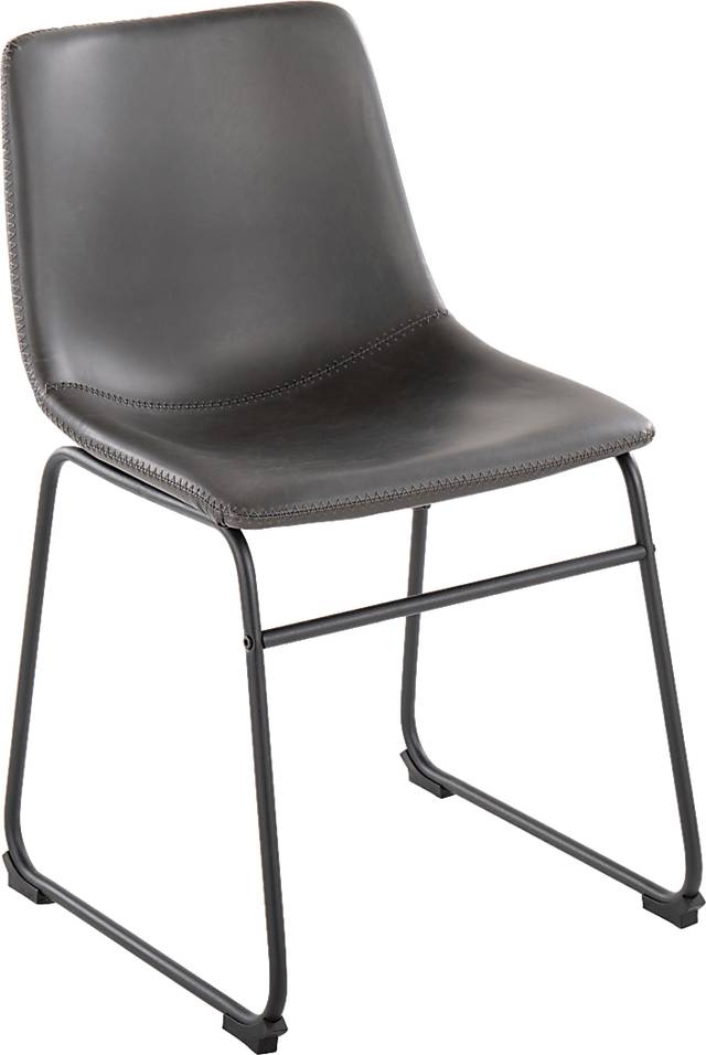 Nehru Gray Dining Chair, Set of 2 - Thumbnail - Image 4