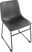 Nehru Gray Dining Chair, Set of 2