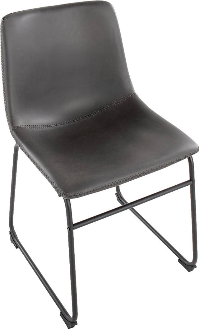 Nehru Gray Dining Chair, Set of 2 - Thumbnail - Image 6