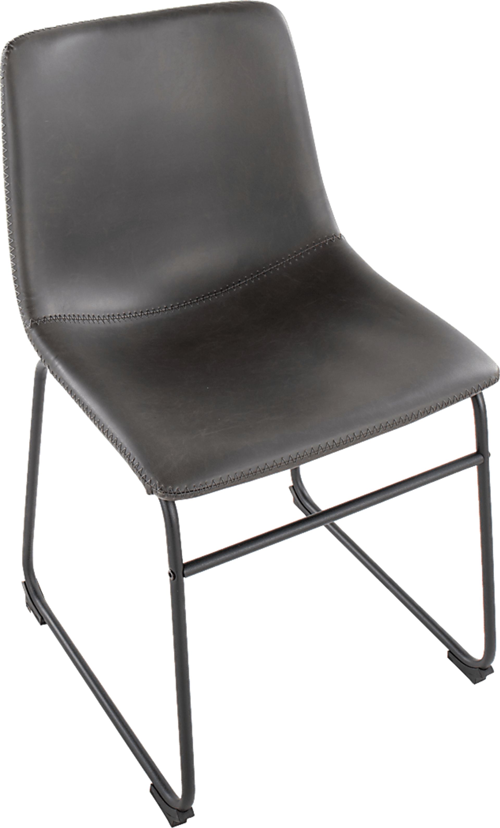 Nehru Gray Dining Chair, Set of 2 - Image 6