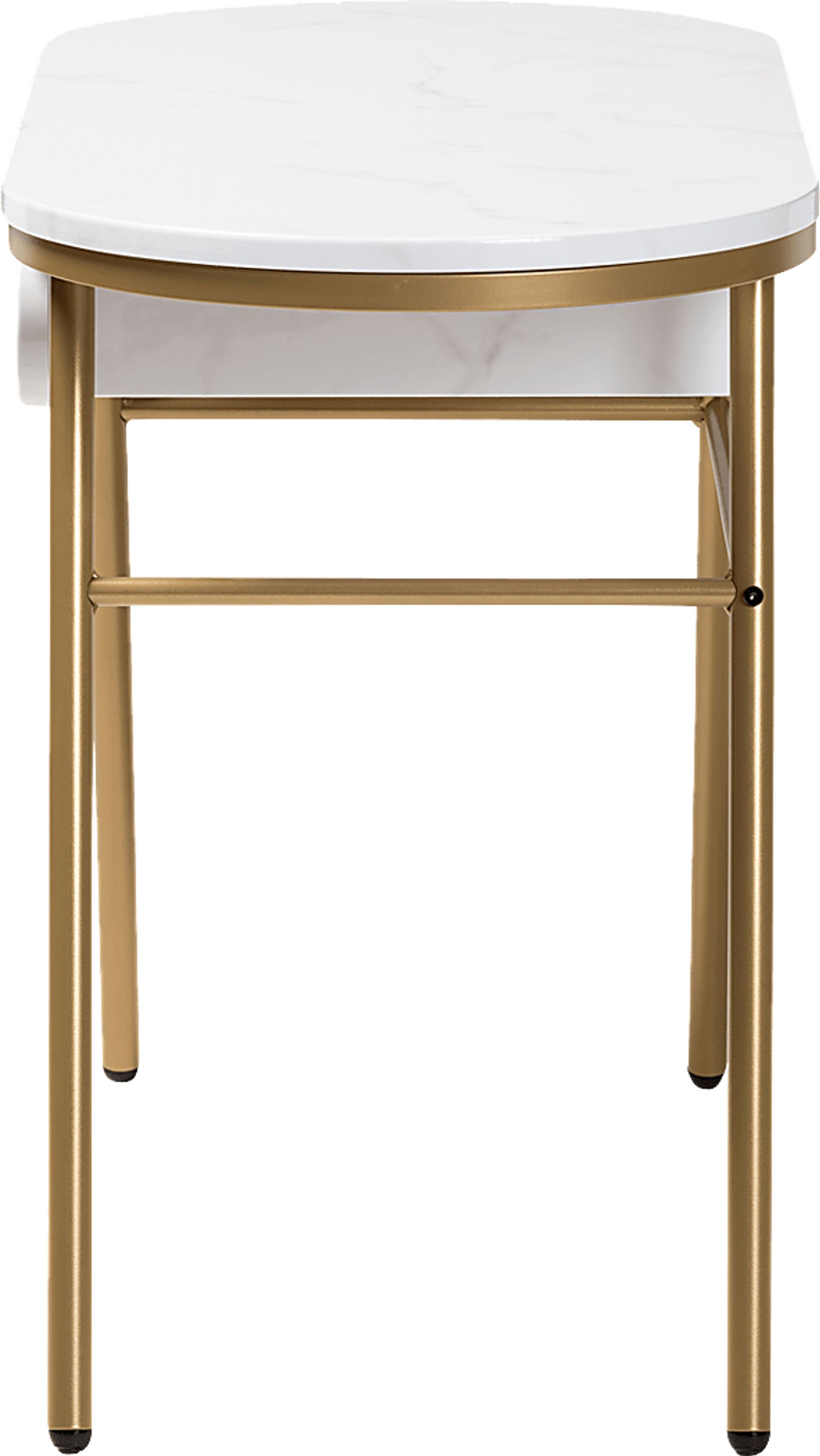 Neibur White Sofa Table - Image 4