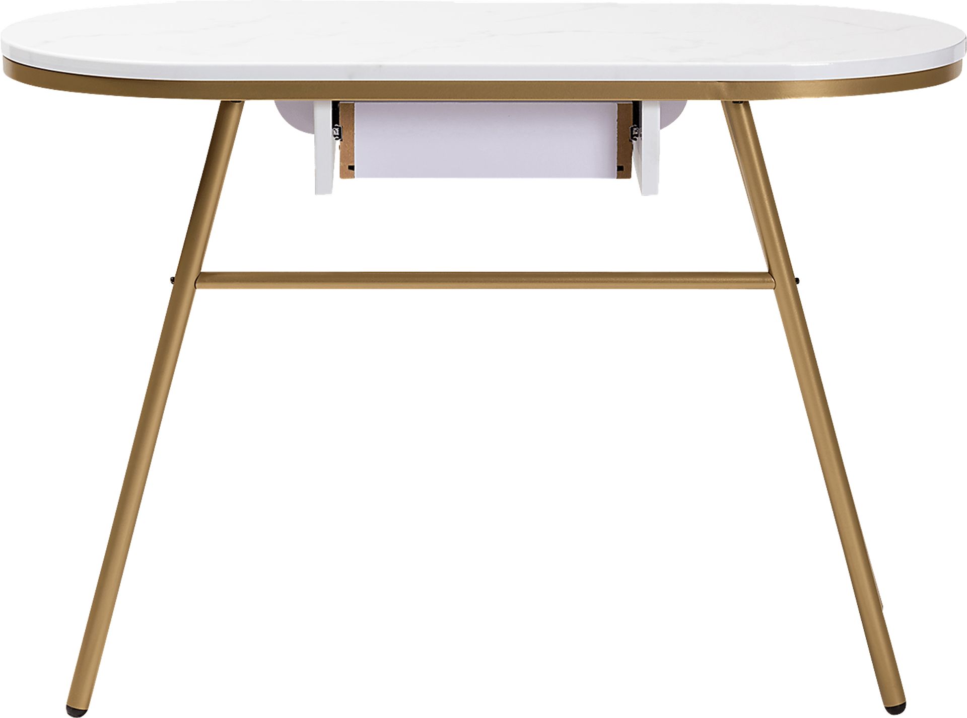 Neibur White Sofa Table - Image 5