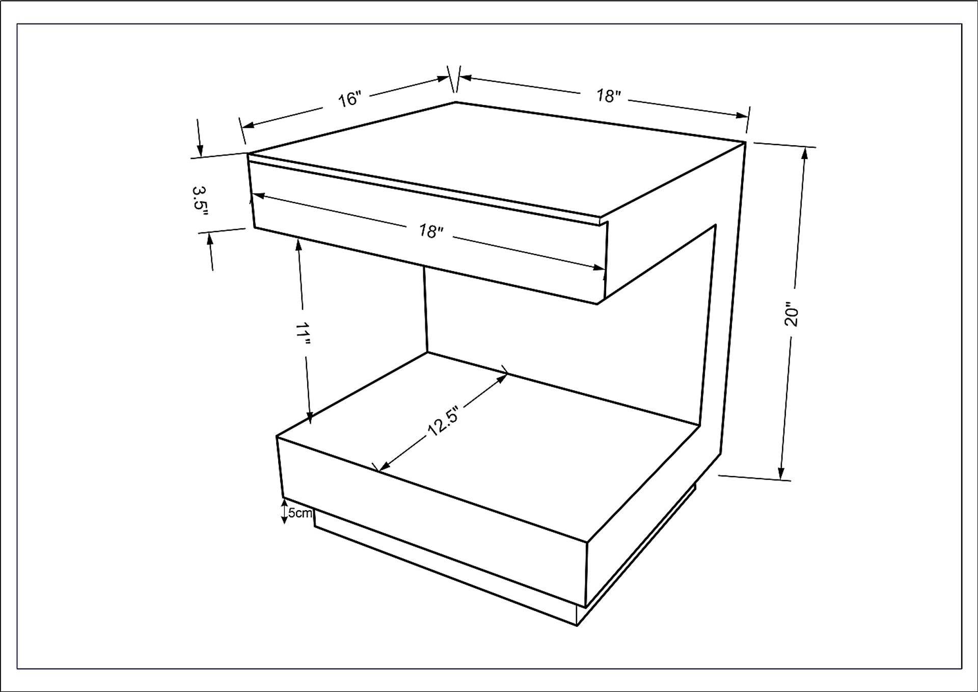 Neilo Brown End Table - Image 4