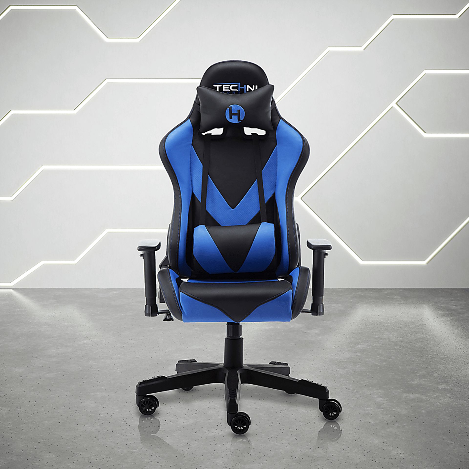 Nektun Blue Gaming Chair - Image 2