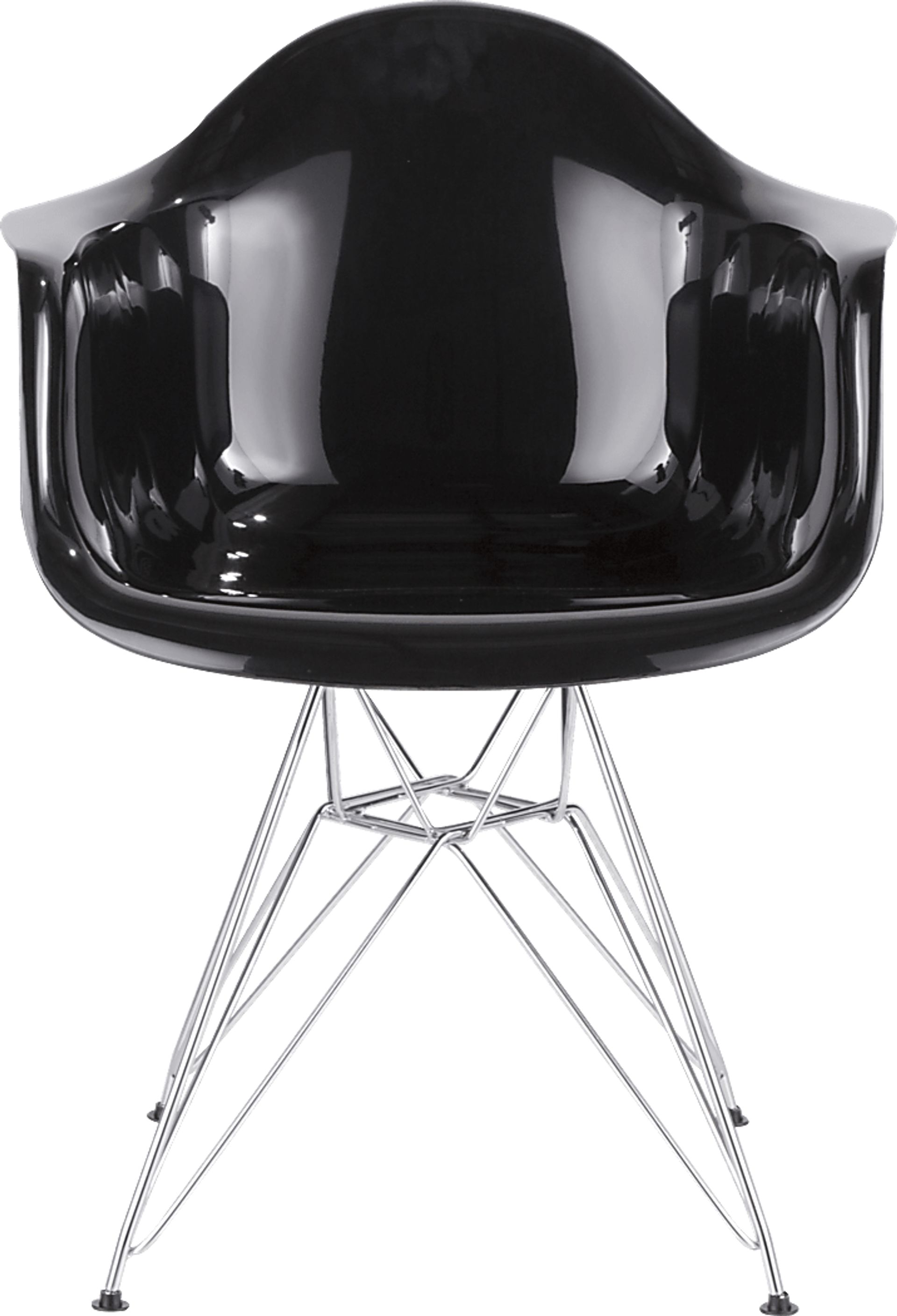 Nelamere Black Chrome Accent Chair - Image 3