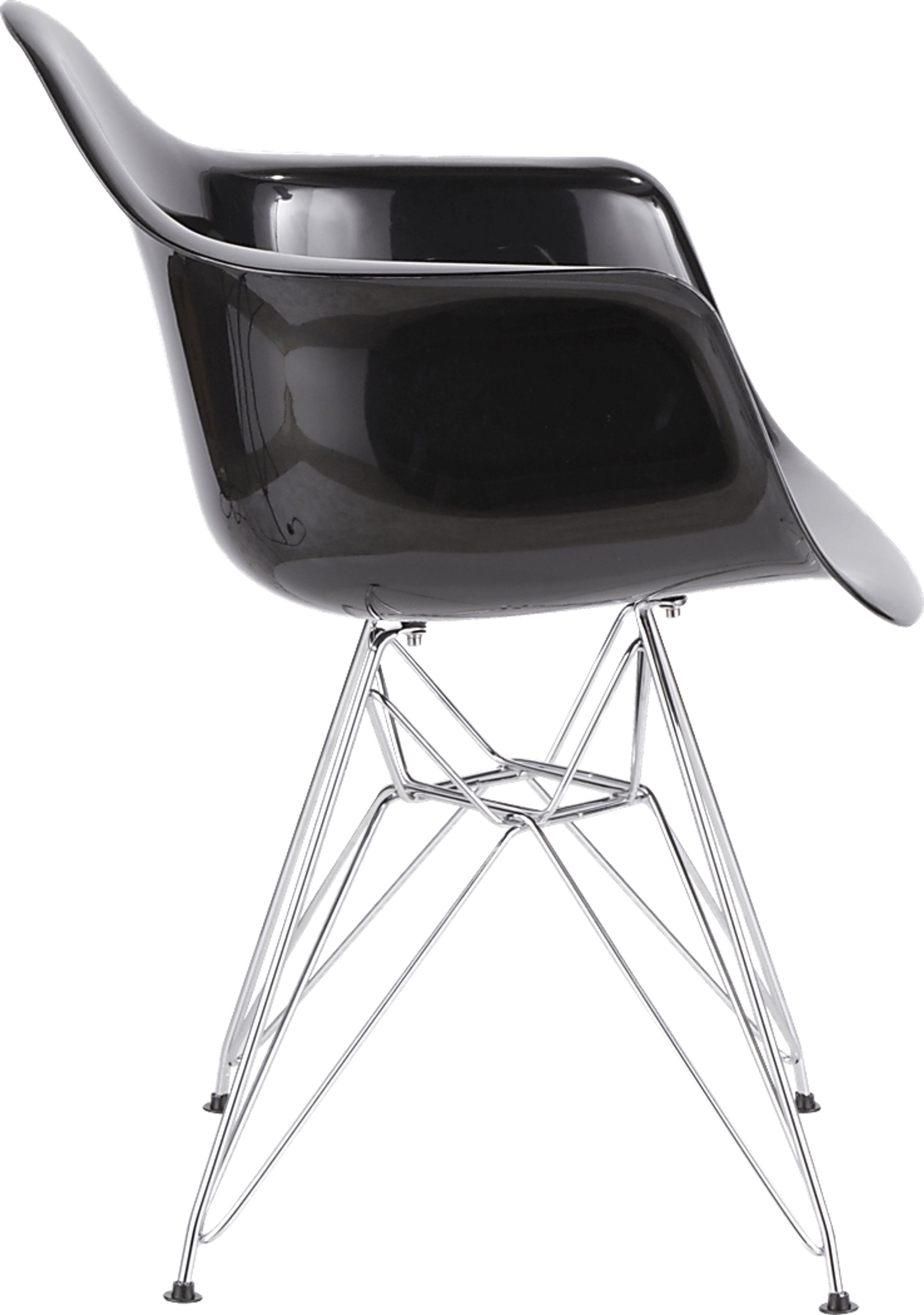 Nelamere Black Chrome Accent Chair - Image 4