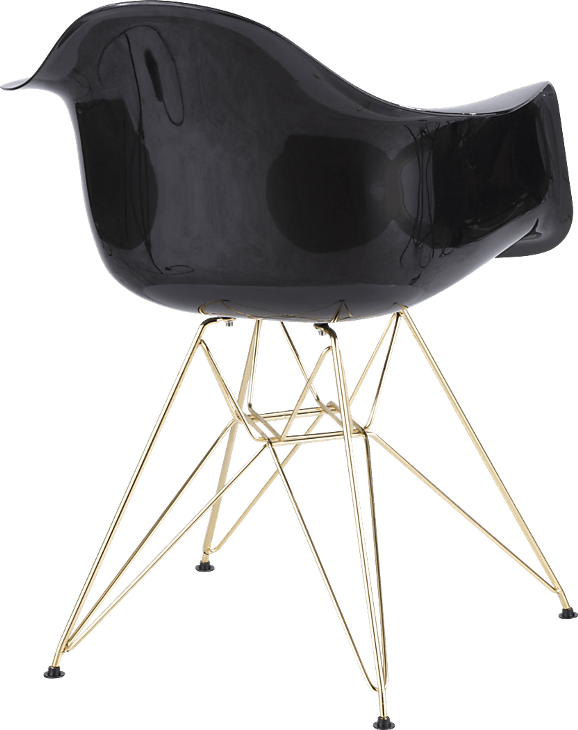 Nelamere Black Gold Accent Chair - Image 2