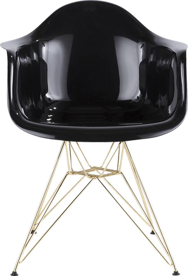 Nelamere Black Gold Accent Chair - Thumbnail - Image 3