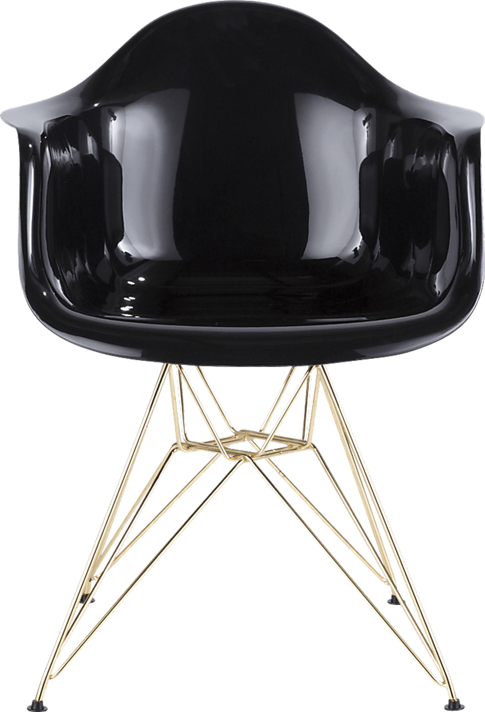 Nelamere Black Gold Accent Chair - Image 3