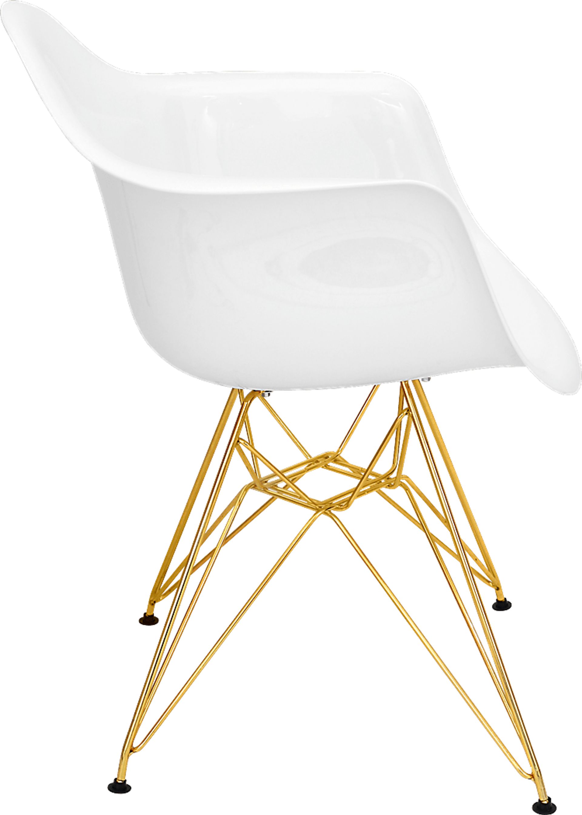 Nelamere White Gold Accent Chair - Image 4