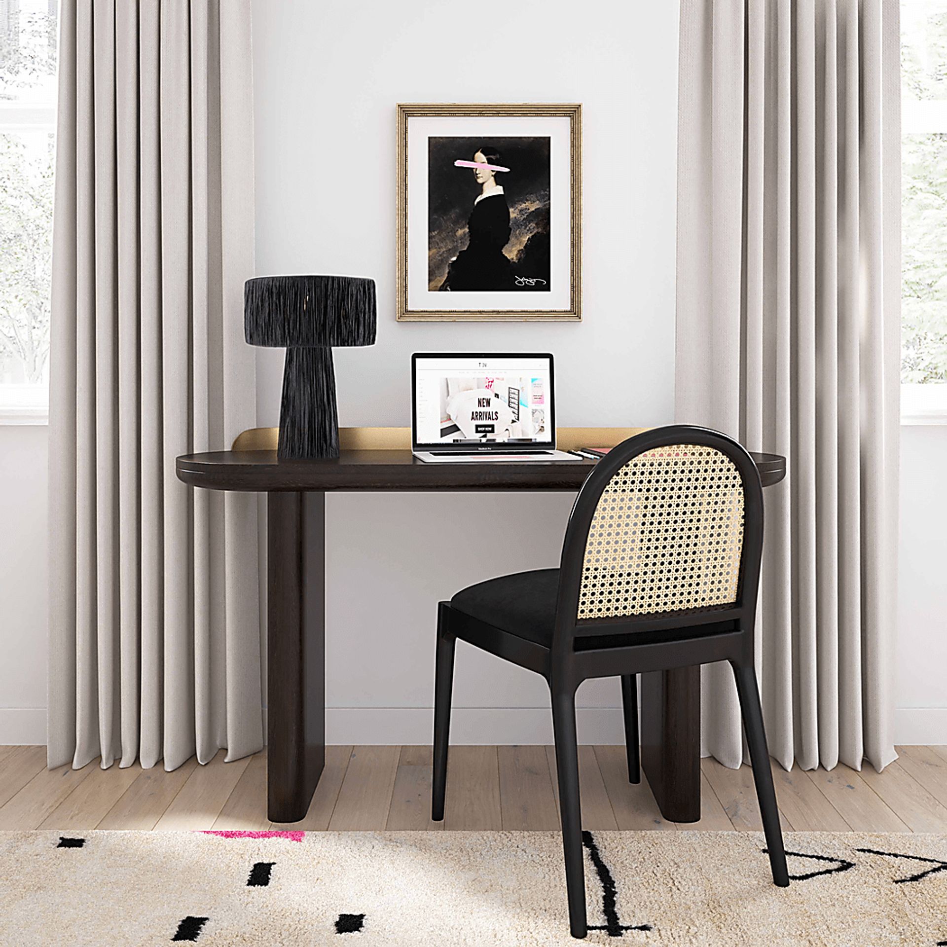 Nelby Black Table Lamp - Image 6