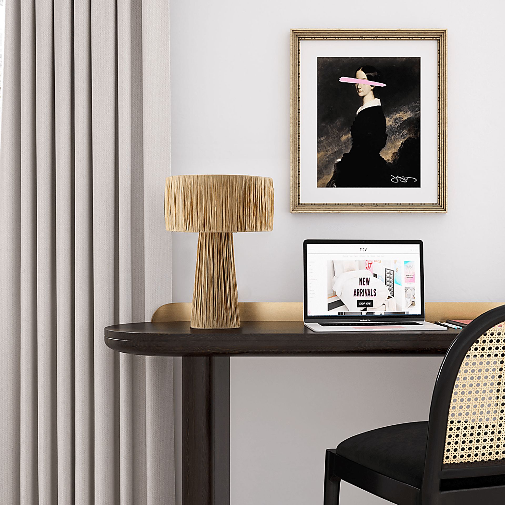 Nelby Natural Table Lamp - Image 6