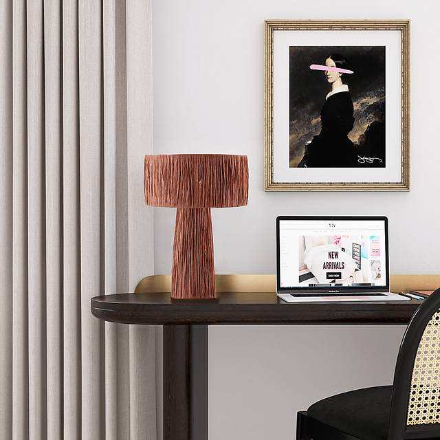 Nelby Red Table Lamp - Thumbnail - Image 6