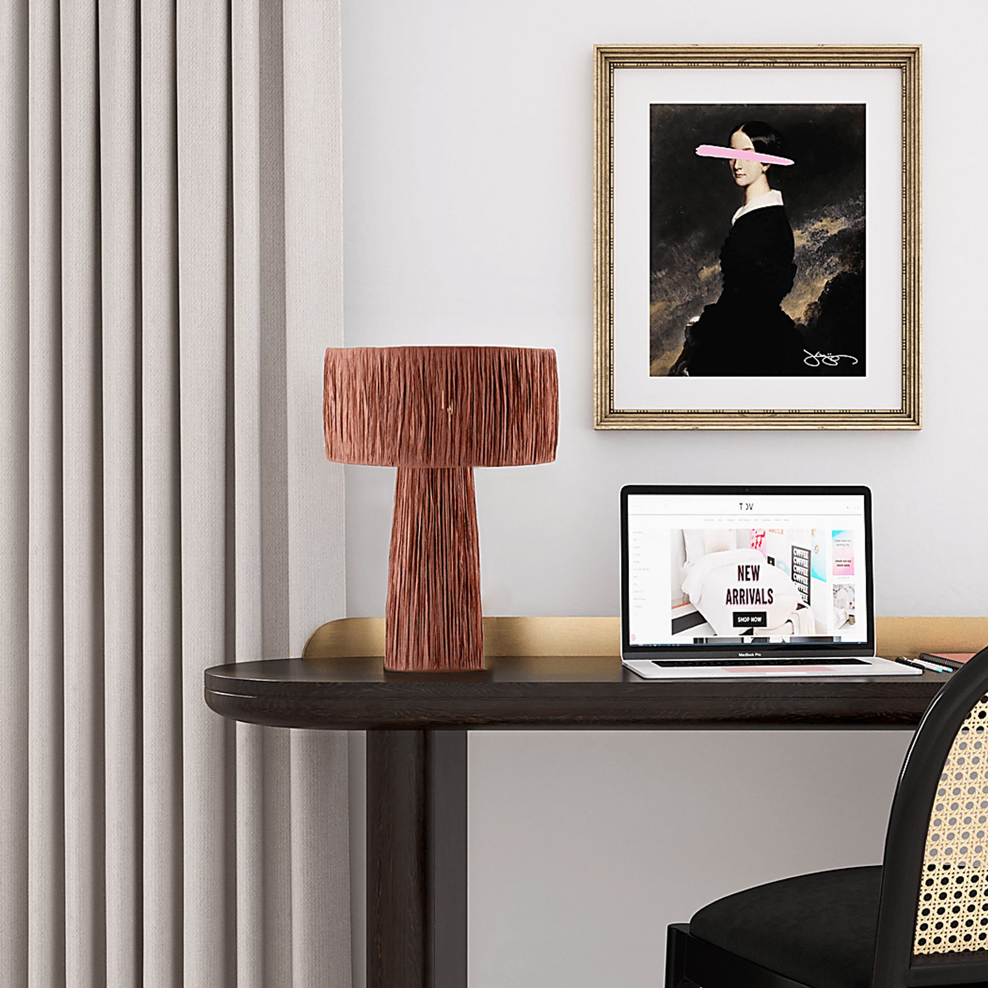 Nelby Red Table Lamp - Image 6