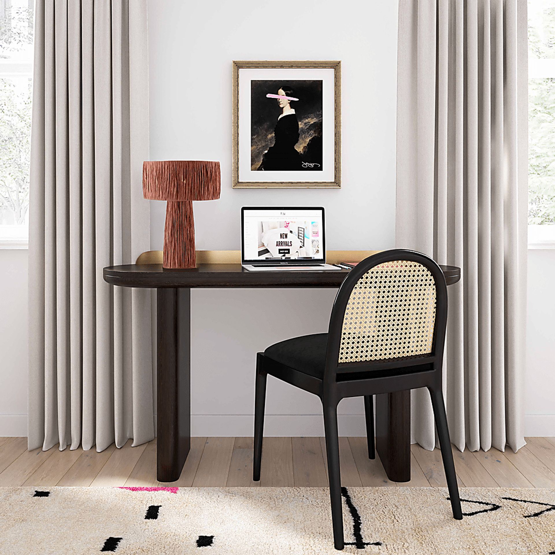 Nelby Red Table Lamp - Image 7