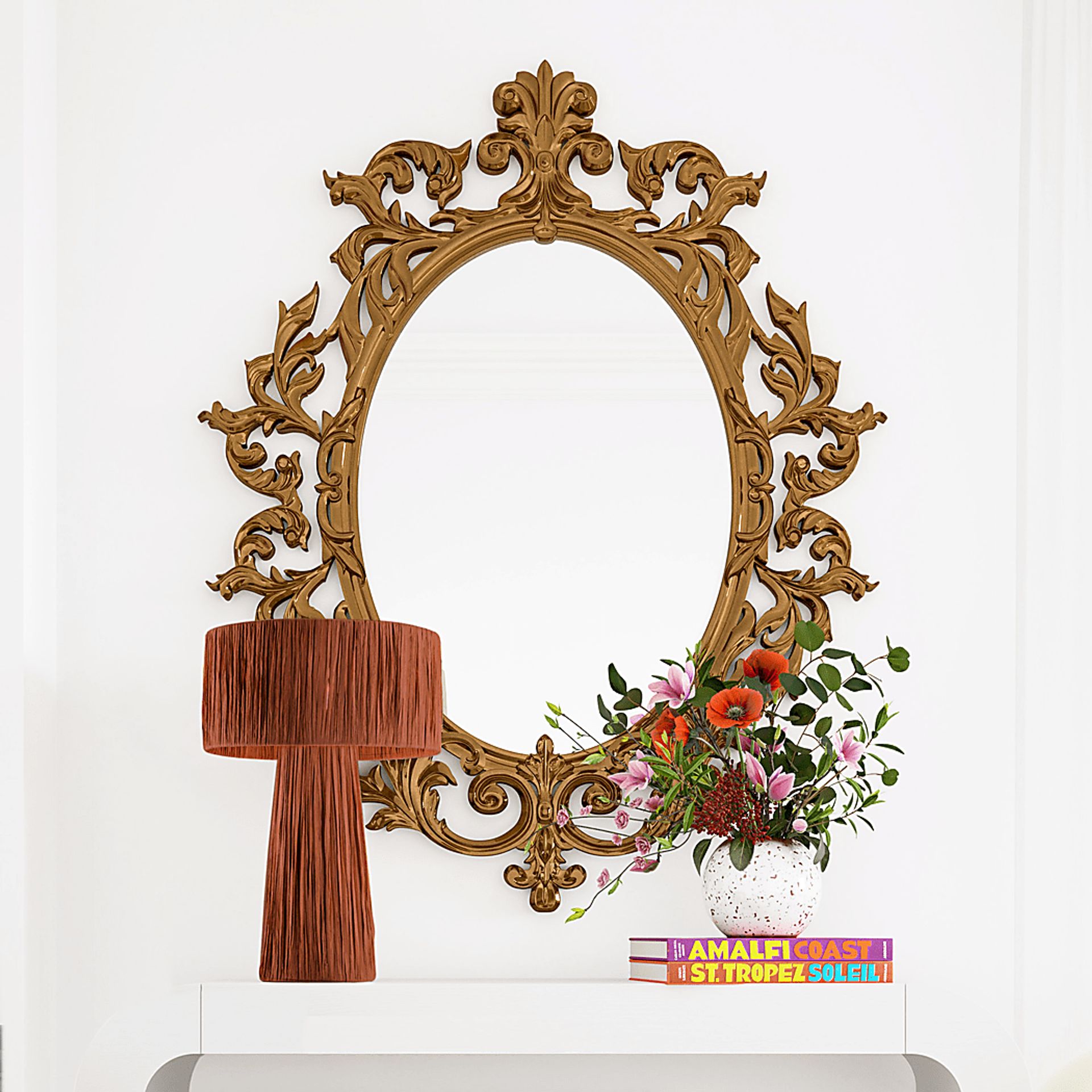 Nelby Red Table Lamp - Image 8