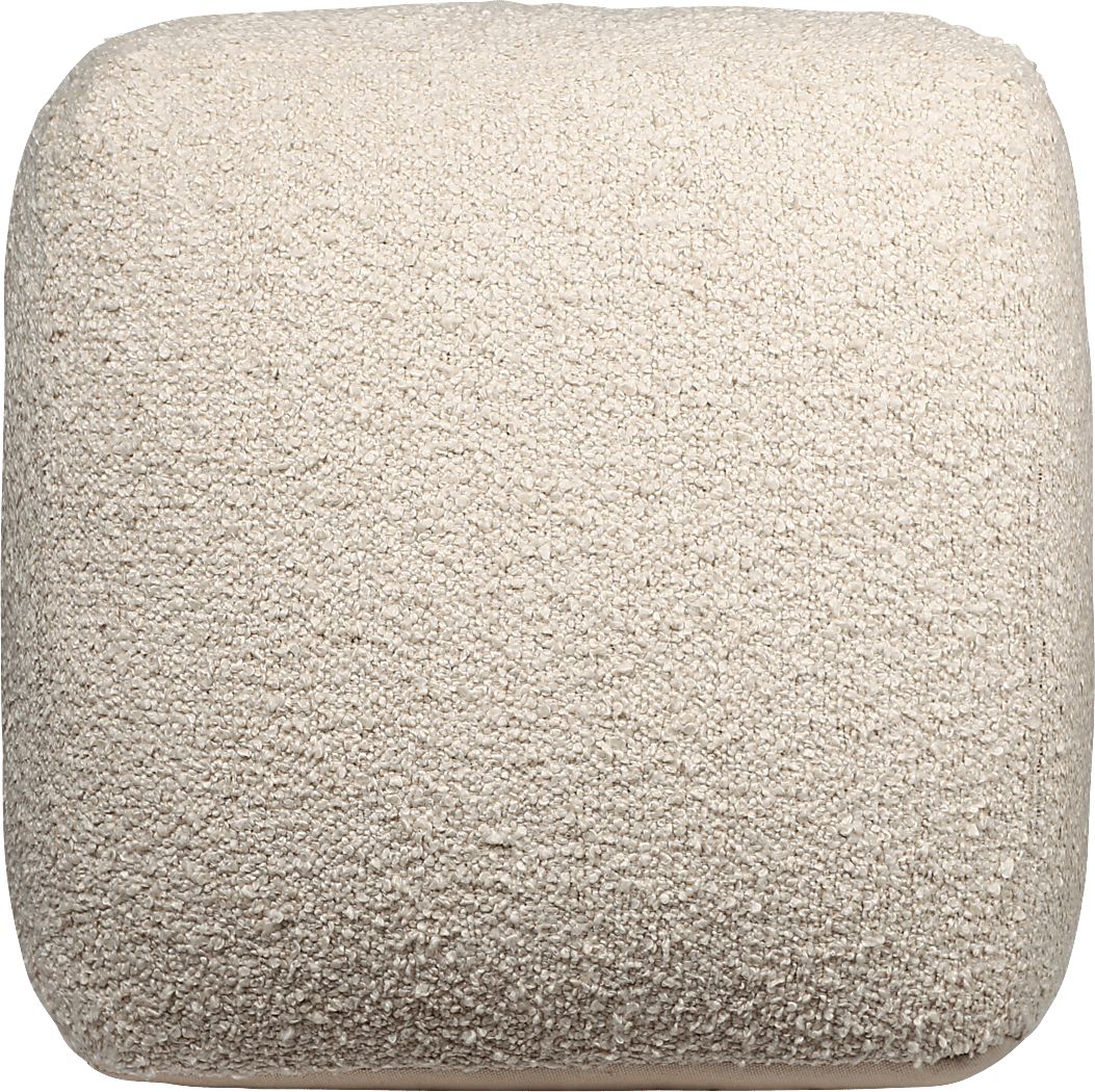 Nelior Cream Pouf