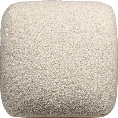 Nelior Cream Pouf