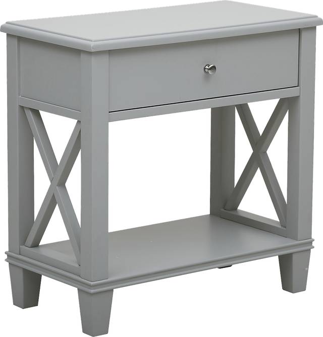 Nell Gray Accent Table - Thumbnail - Image 1