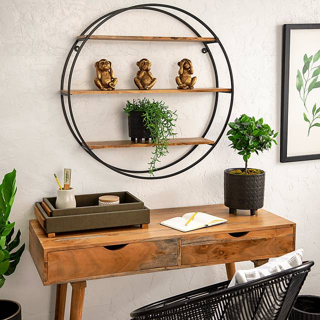 Nellda Black Planter, Set of 2 - Thumbnail - Image 2