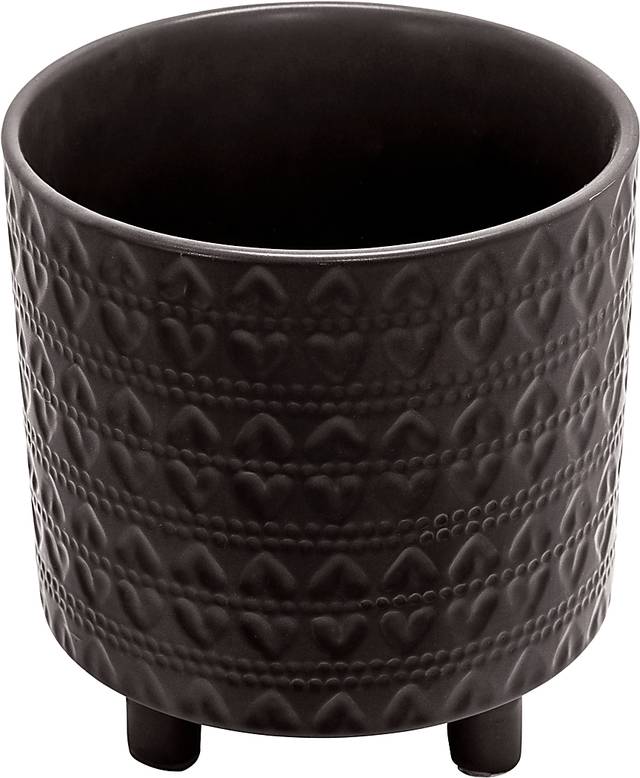 Nellda Black Planter, Set of 2 - Thumbnail - Image 3