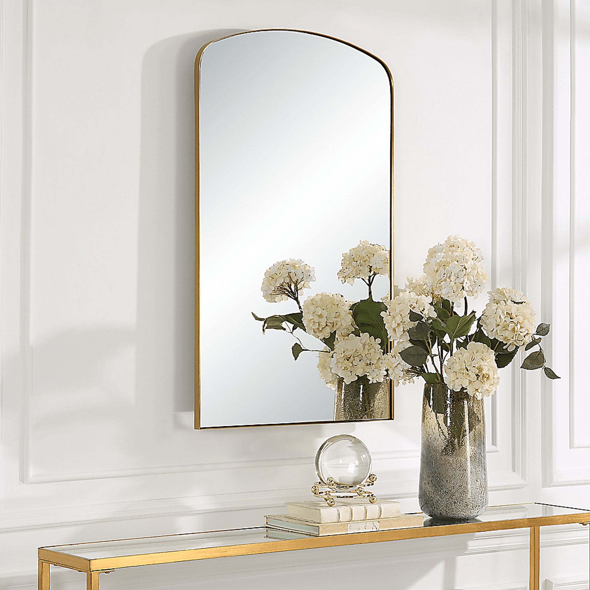 Nelle Brass Mirror - Image 2
