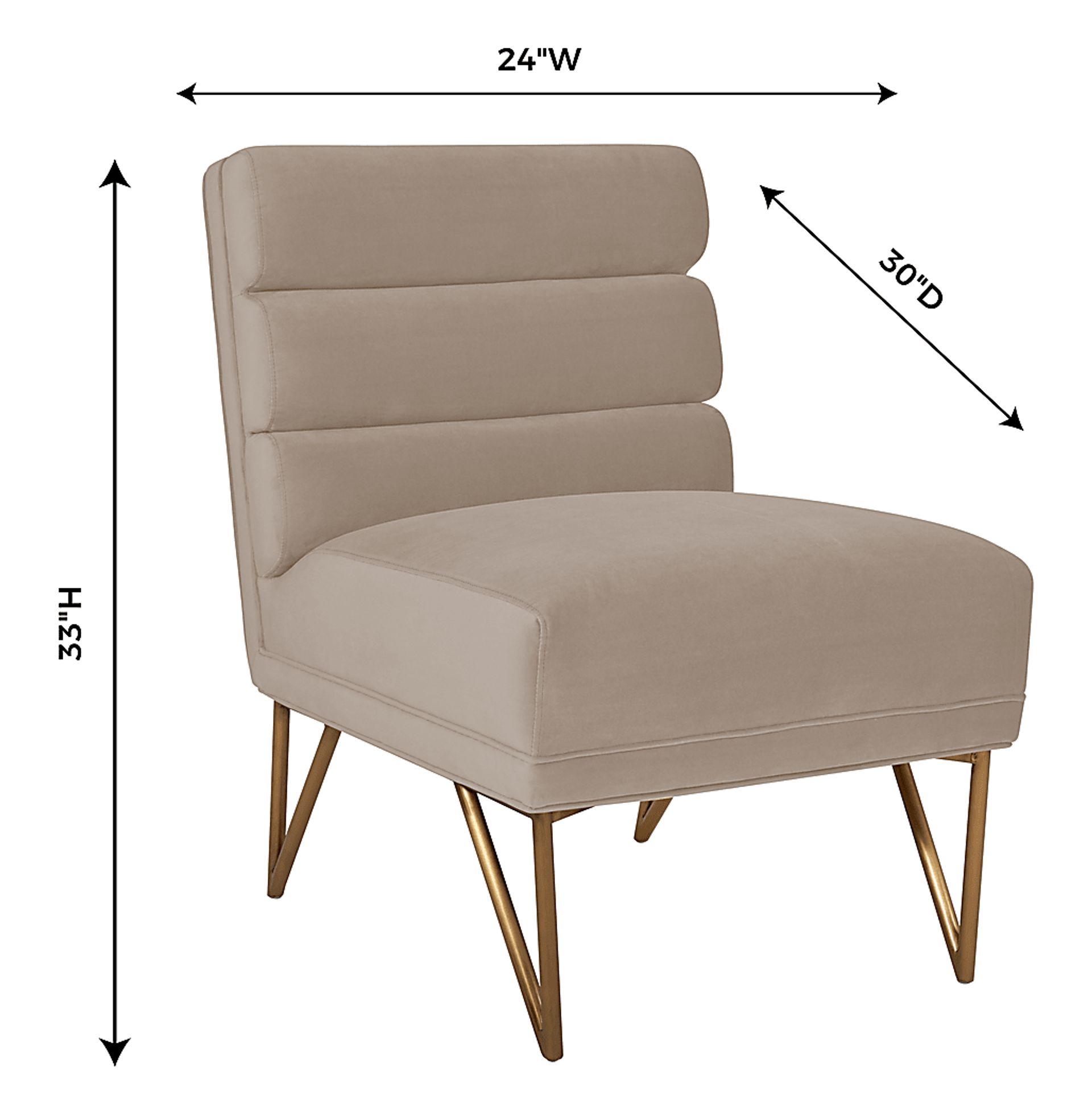 Nellie Elle Cream Accent Chair - Image 5