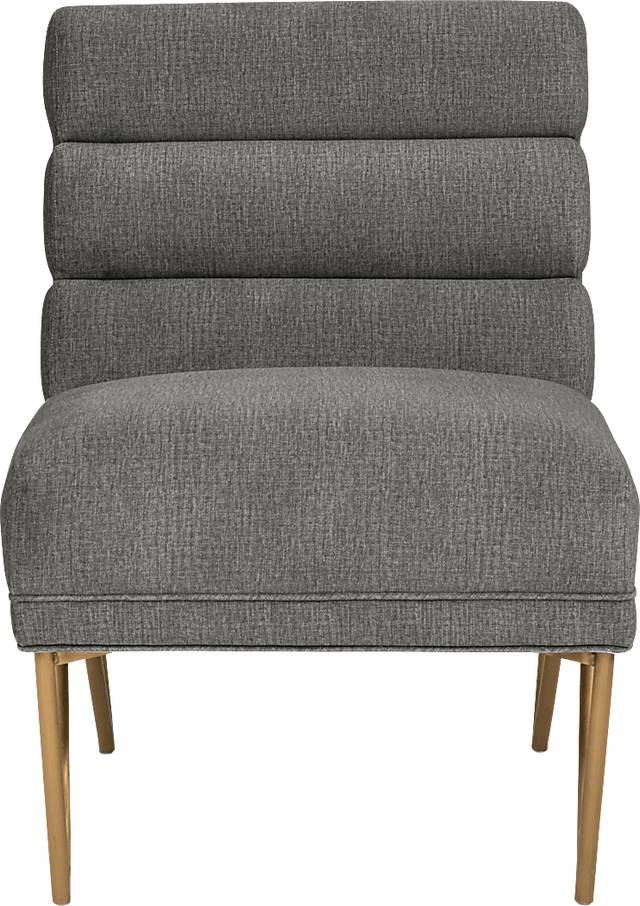 Nellie Elle Gray Accent Chair - Thumbnail - Image 2
