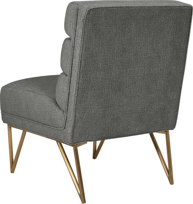 Nellie Elle Gray Accent Chair - Thumbnail - Image 3
