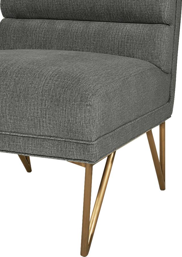 Nellie Elle Gray Accent Chair - Thumbnail - Image 4