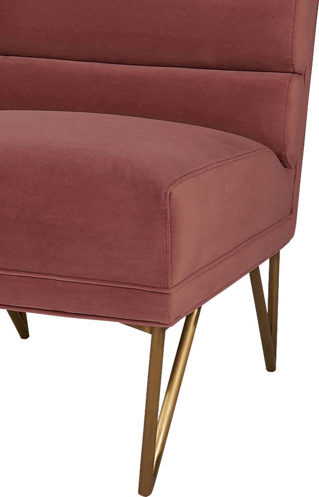 Nellie Elle Salmon Accent Chair - Thumbnail - Image 4