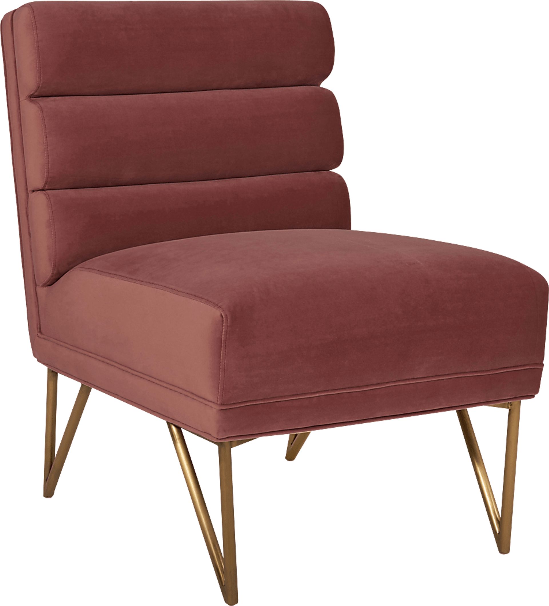 Nellie Elle Salmon Accent Chair - Image 1