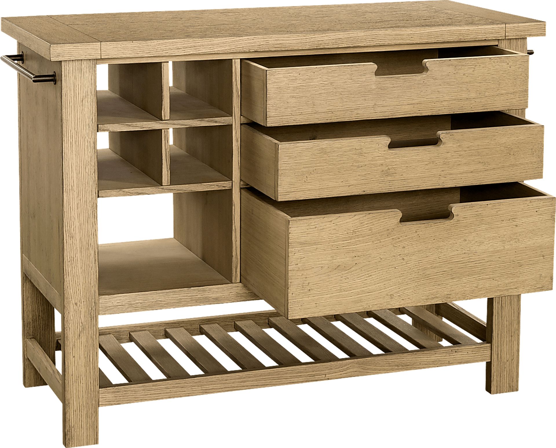 Nelligan Brown Kitchen Cart - Image 5