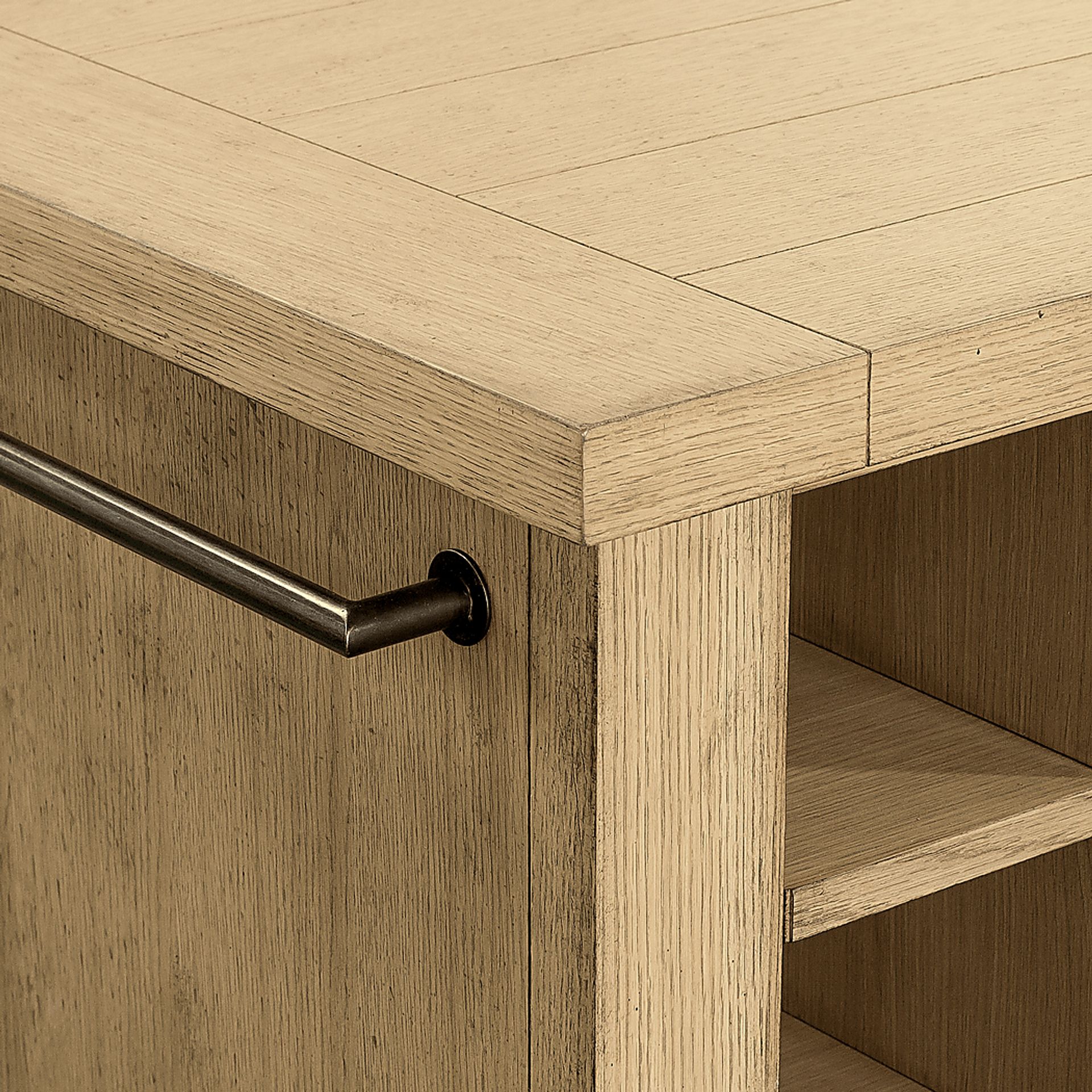 Nelligan Brown Kitchen Cart - Image 7