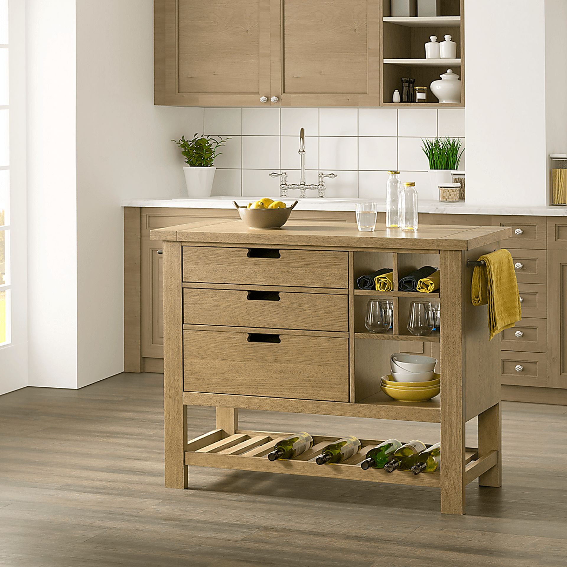 Nelligan Brown Kitchen Cart - Image 10