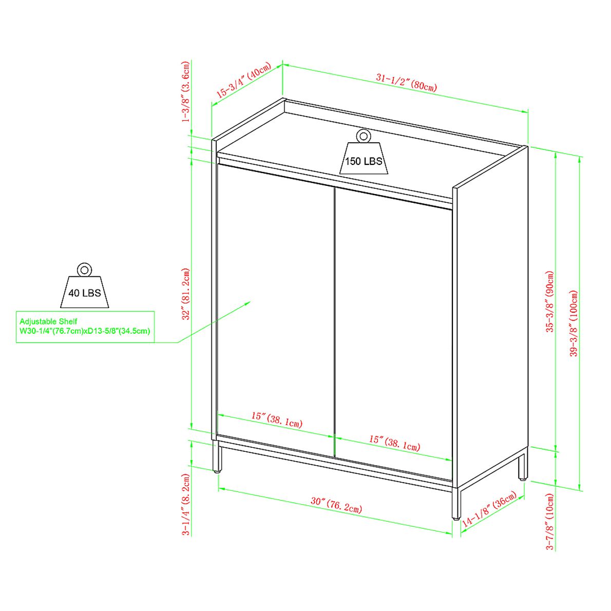 Nellsfield Oak Accent Cabinet