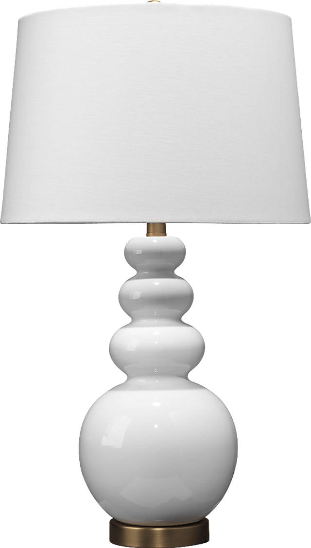 Nelly Oaks White Lamp - Thumbnail - Image 1