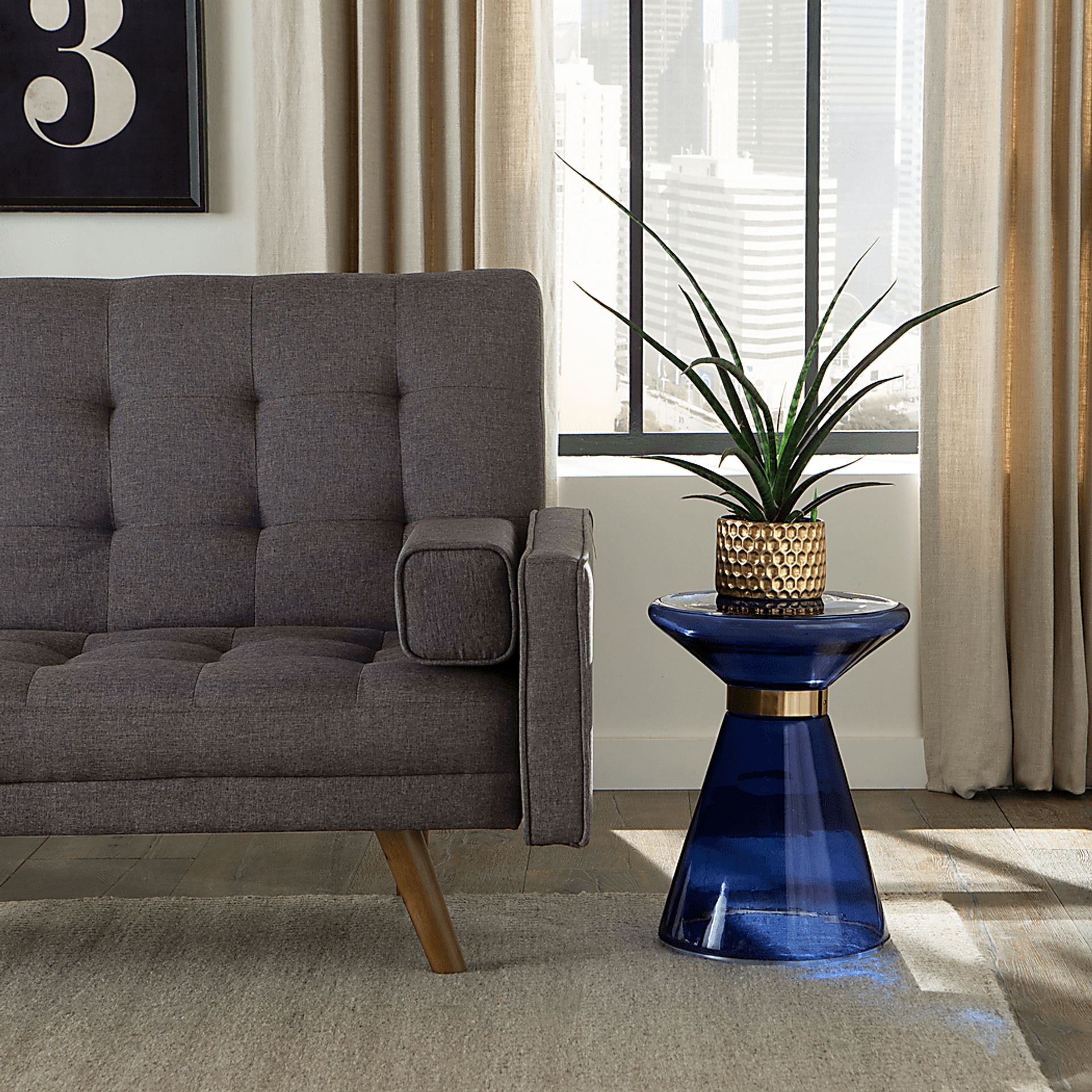 Nelorna Light Gray Sleeper Sofa - Image 6