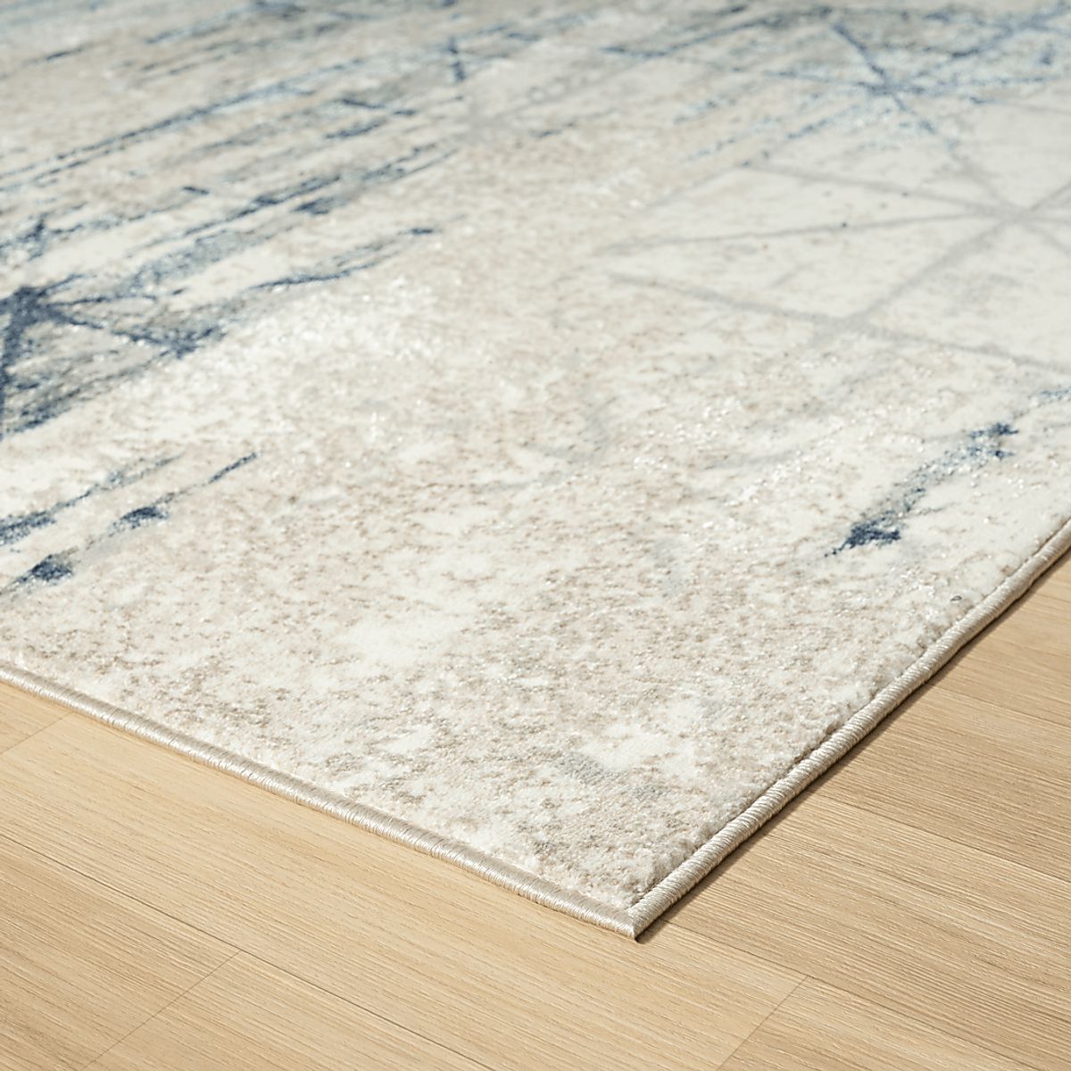 Nelornas Cream,Light Gray Beige,Gray Rug | Rooms to Go
