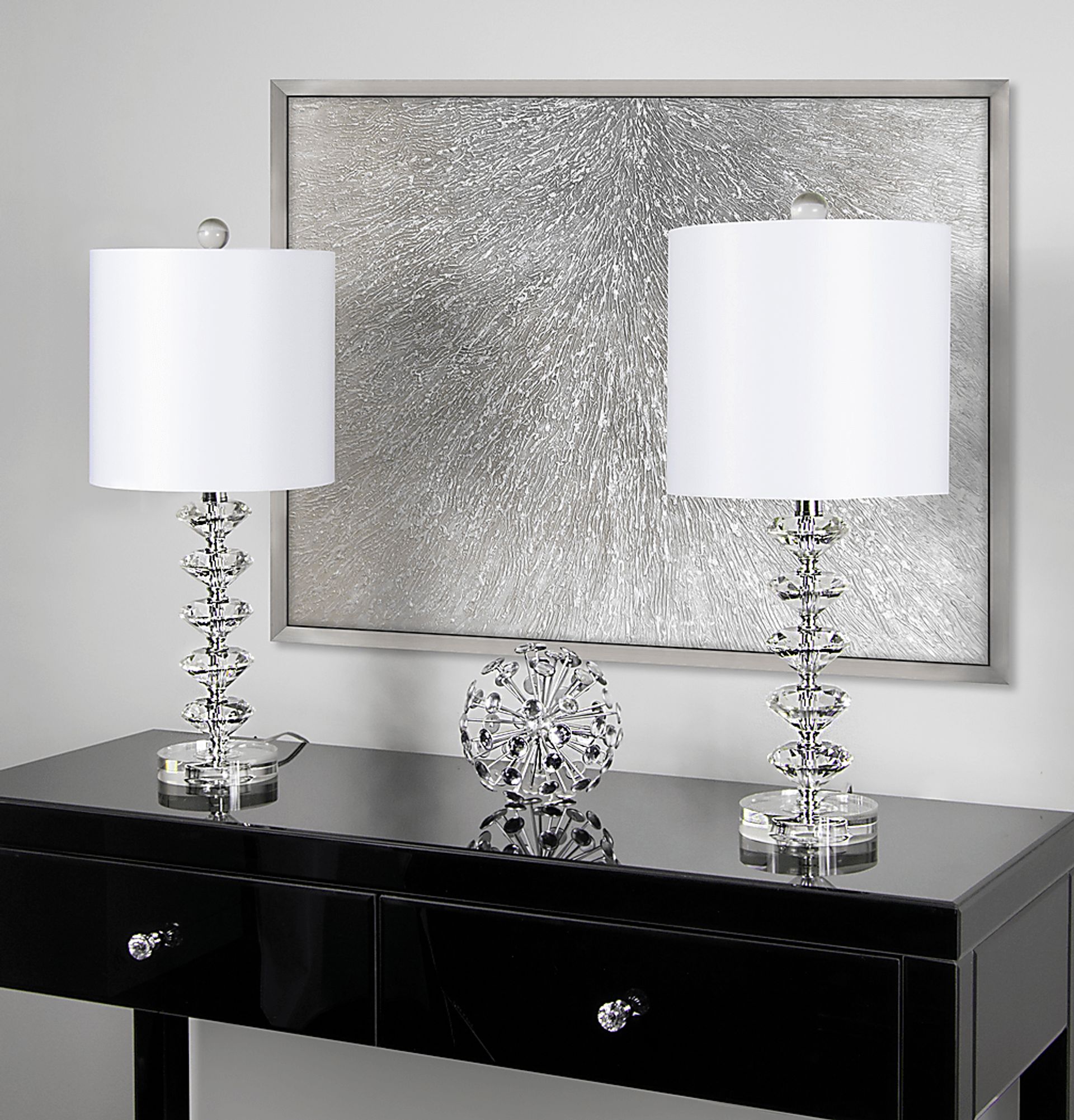 Neloula Road Clear Table Lamps, Set of 2 - Image 4