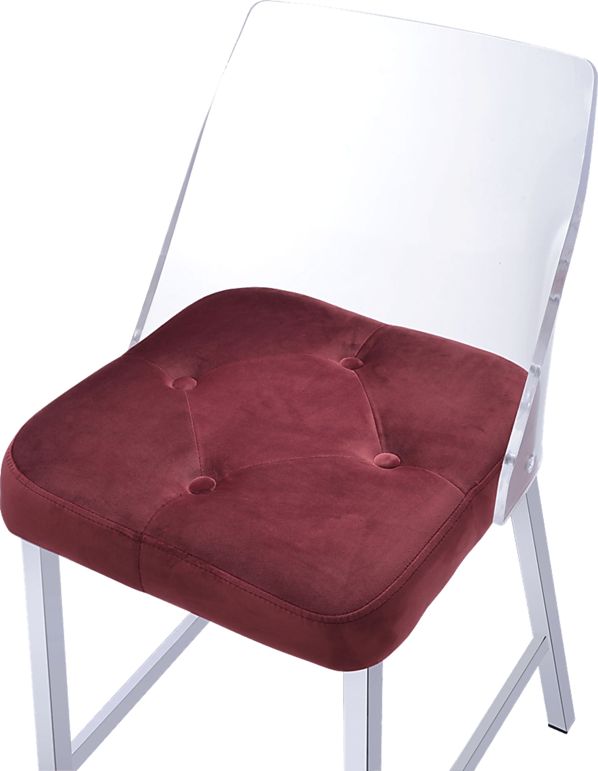 Nelton Burgundy Counter Height Stool (Set of 2) - Image 3