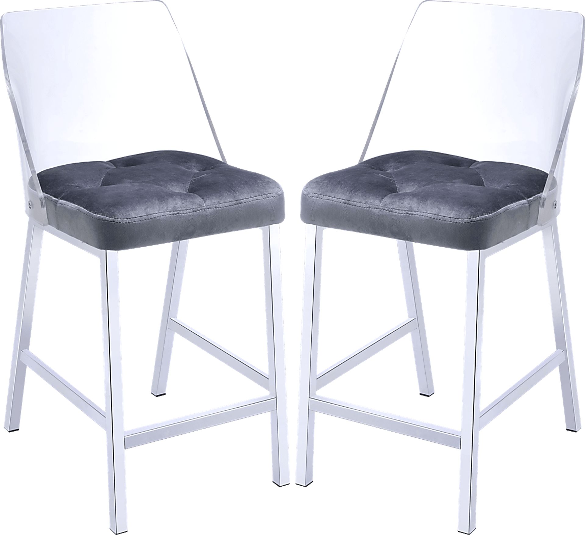 Nelton Gray Counter Height Stool (Set of 2) - Image 1