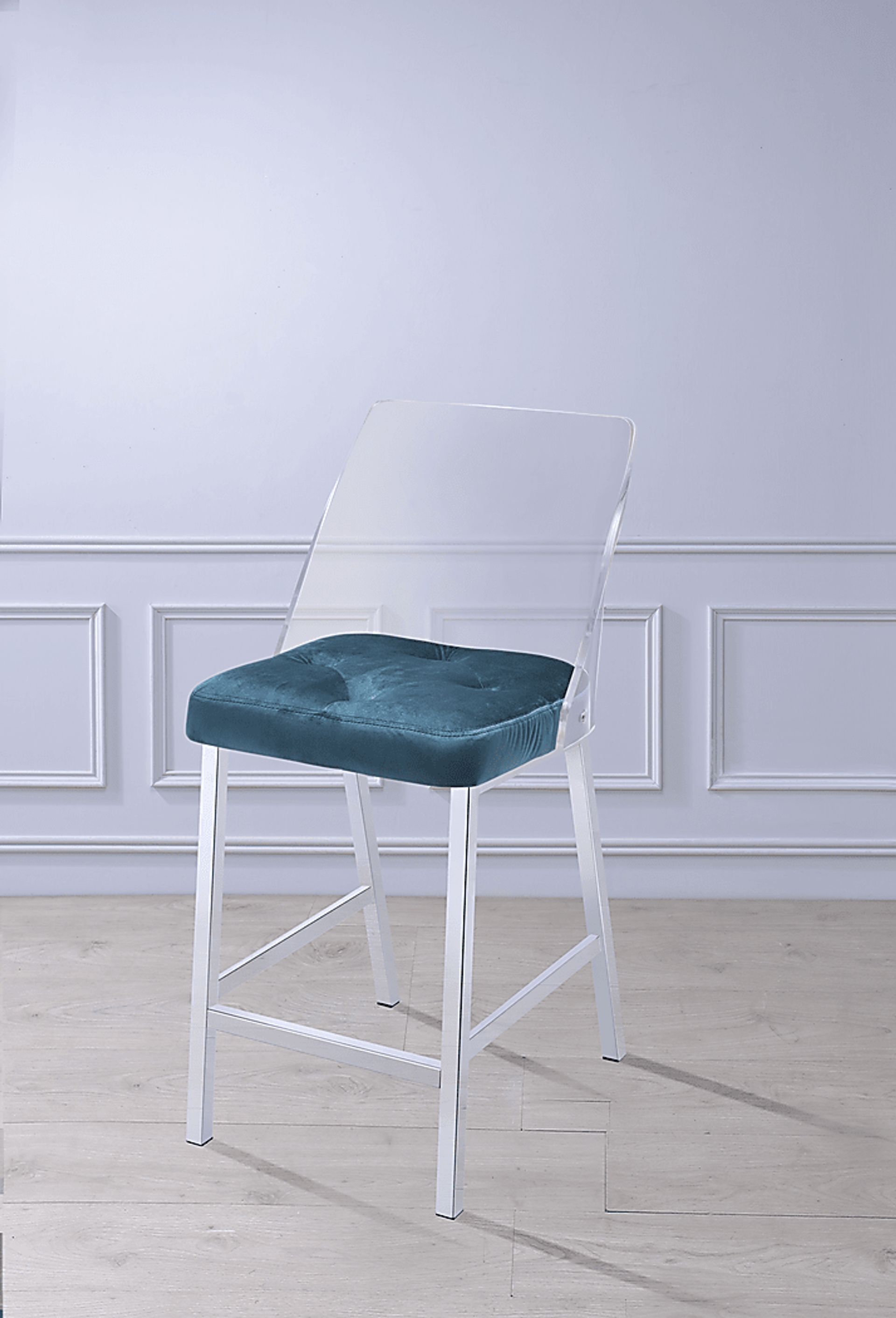 Nelton Teal Counter Height Stool (Set of 2) - Image 4