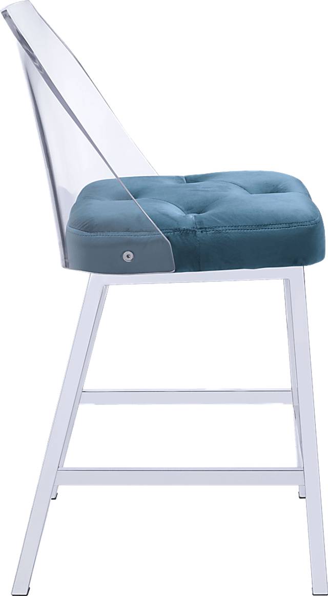 Nelton Teal Counter Height Stool (Set of 2) - Thumbnail - Image 5
