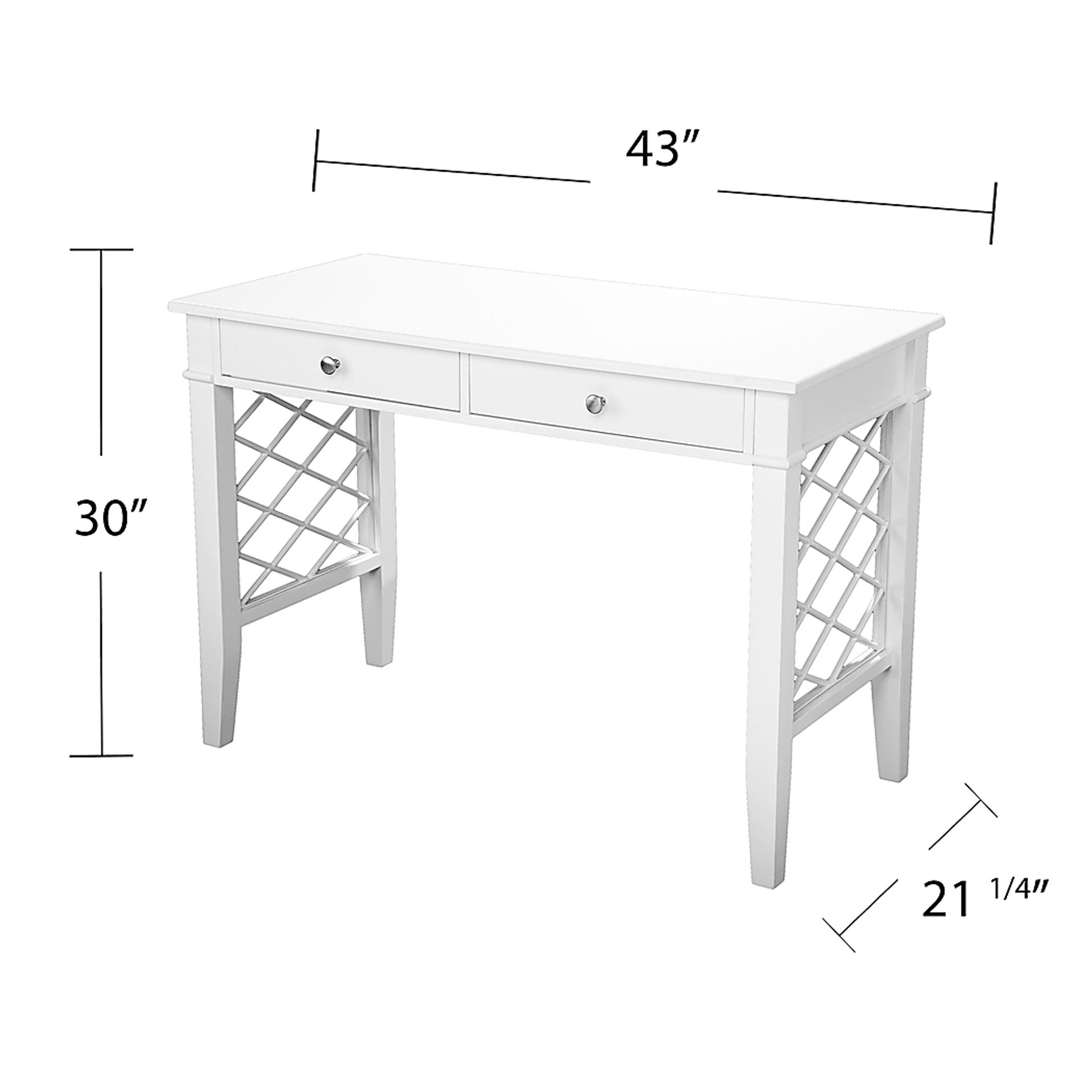Nelwyn White Desk - Image 8