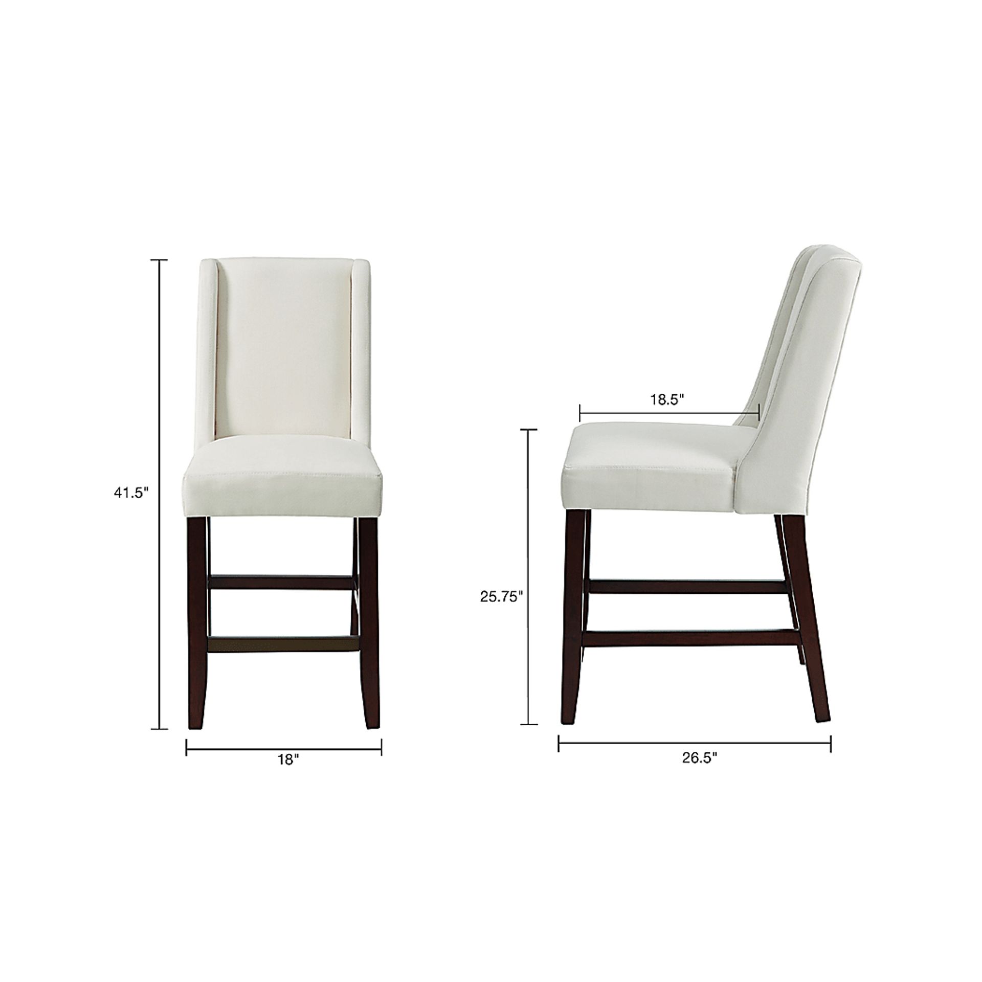 Nemard Cream Counter Height Stool - Image 6