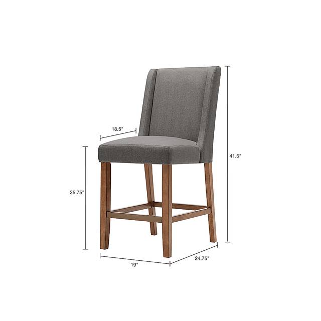 Nemard Gray Counter Height Stool - Thumbnail - Image 6