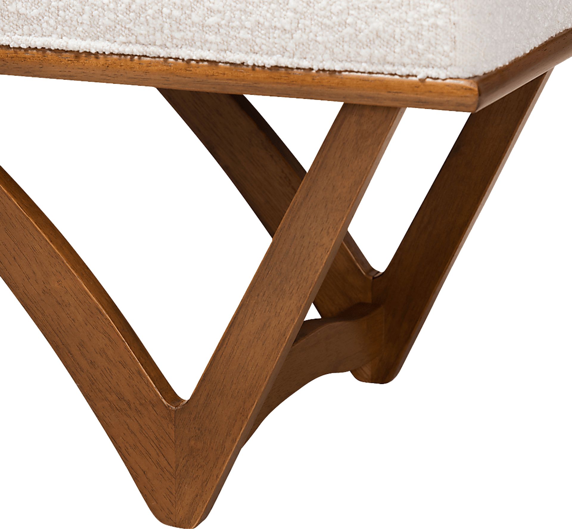 Nemasket Cream Accent Bench - Image 6